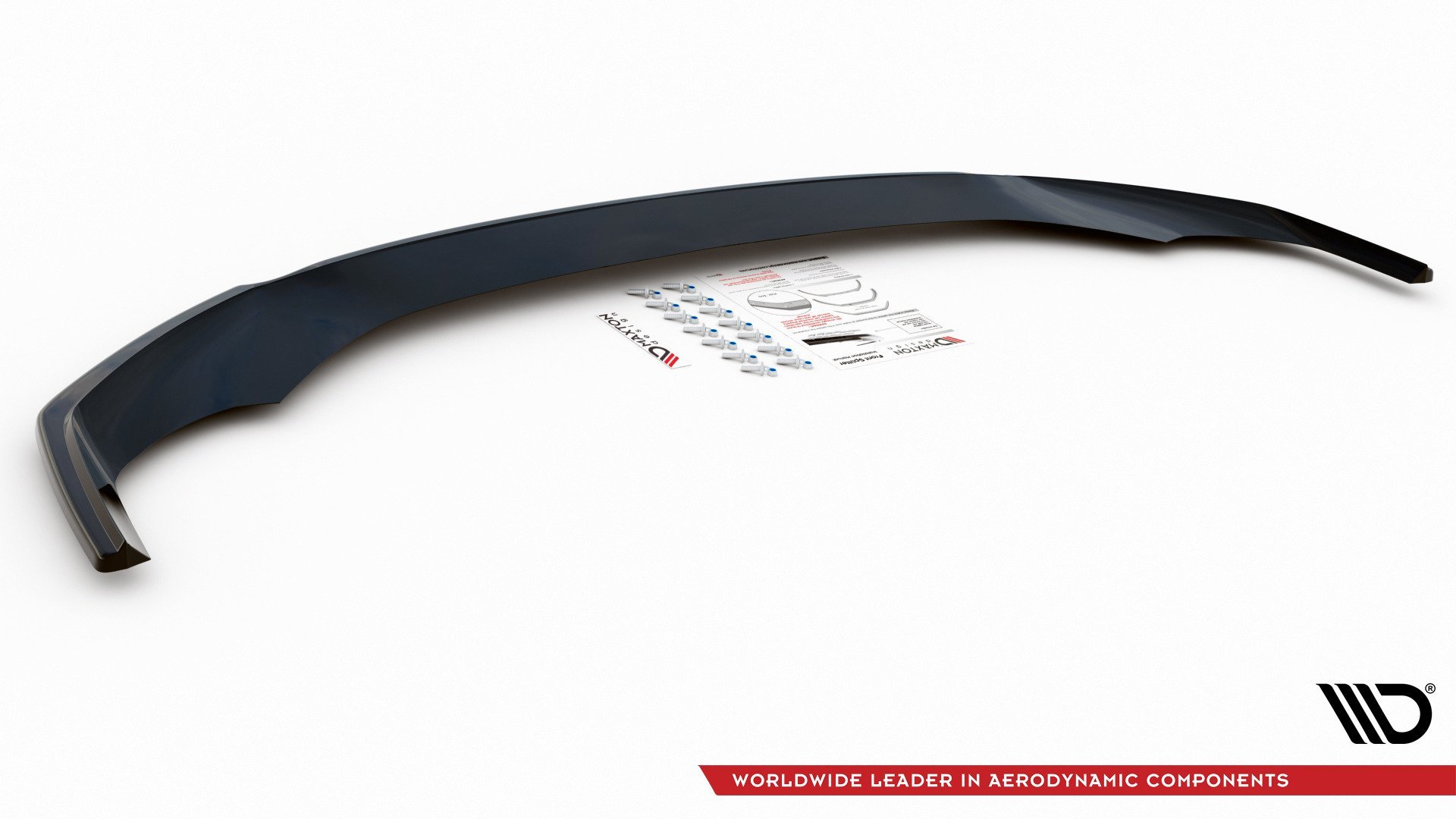 Maxton Design Front Ansatz V.1 für Audi A7 C8 S-Line / S7 C8 schwarz Hochglanz