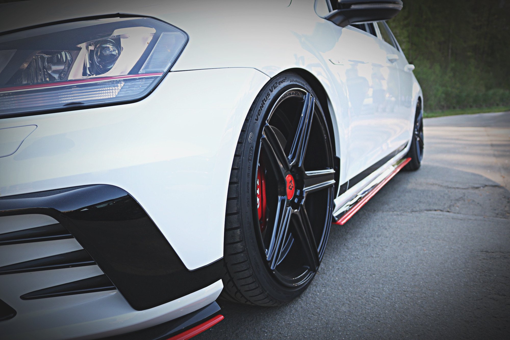 Maxton Design Seitenschweller Ansatz für VW GOLF Mk7 GTI CLUBSPORT