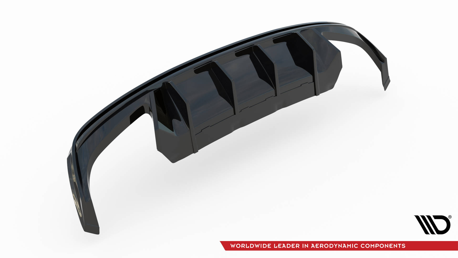 Maxton Design Diffusor Heck Ansatz für Skoda Octavia RS Mk4 schwarz Hochglanz