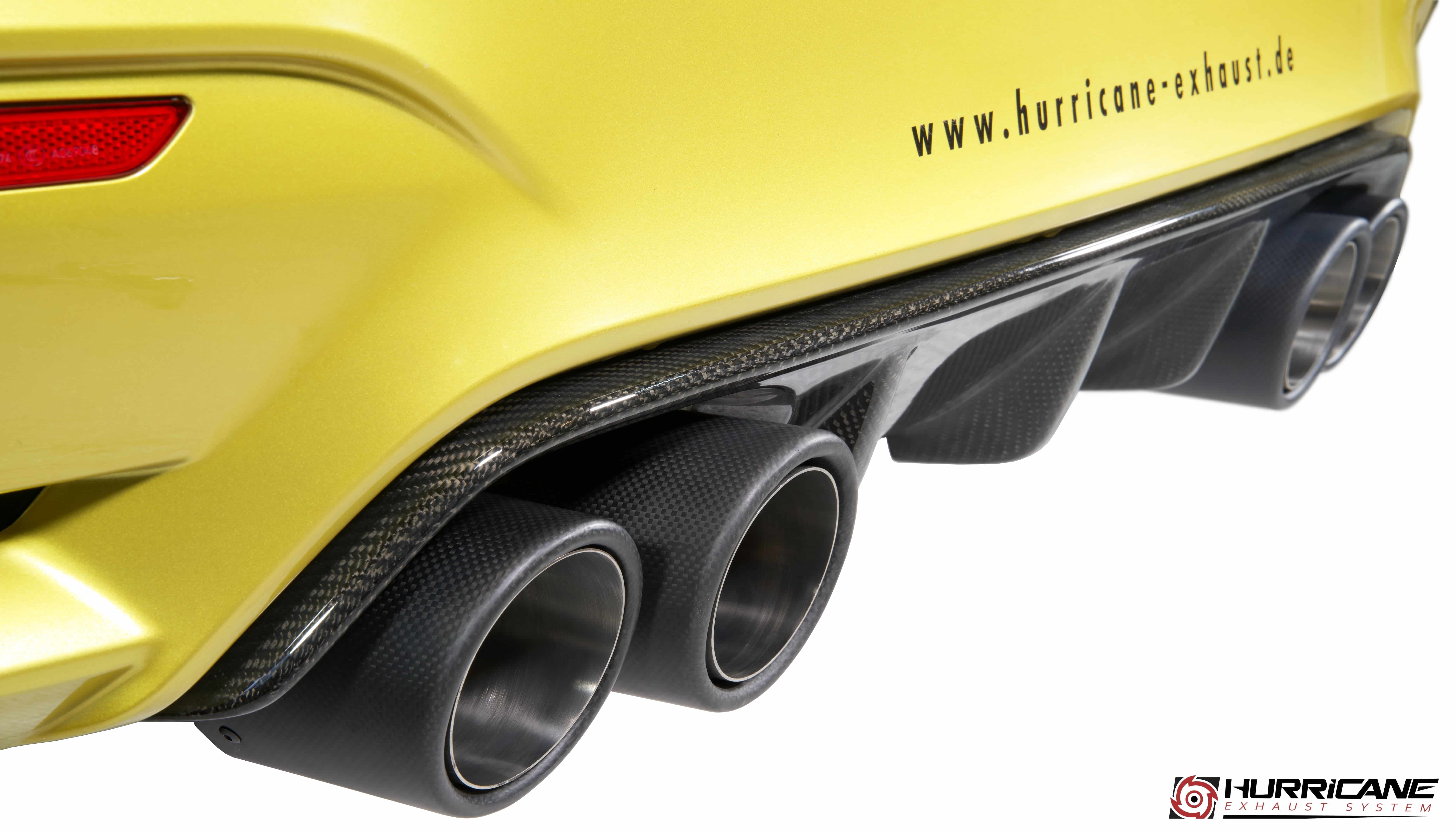 Hurricane 3,5" Straight Pipe Auspuffanlage für BMW M3 F80 431PS