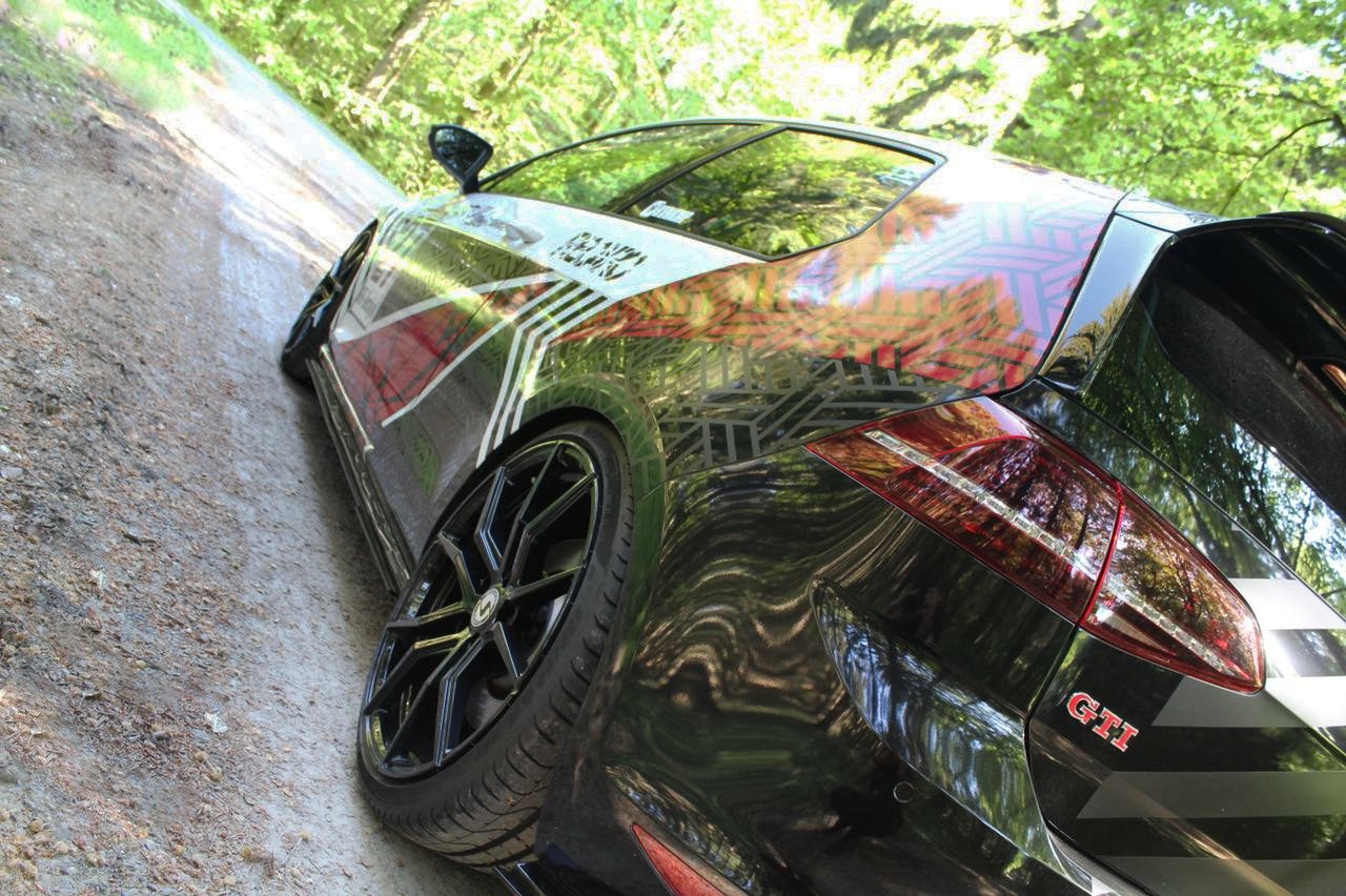 Maxton Design Racing Seitenschweller Ansatz VW GOLF 7 GTI CLUBSPORT