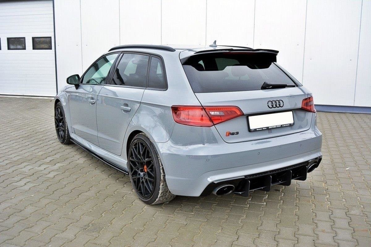 Maxton Heck Spoiler Aufsatz Abrisskante V.1 für Audi RS3 8V / 8V FL Sportback