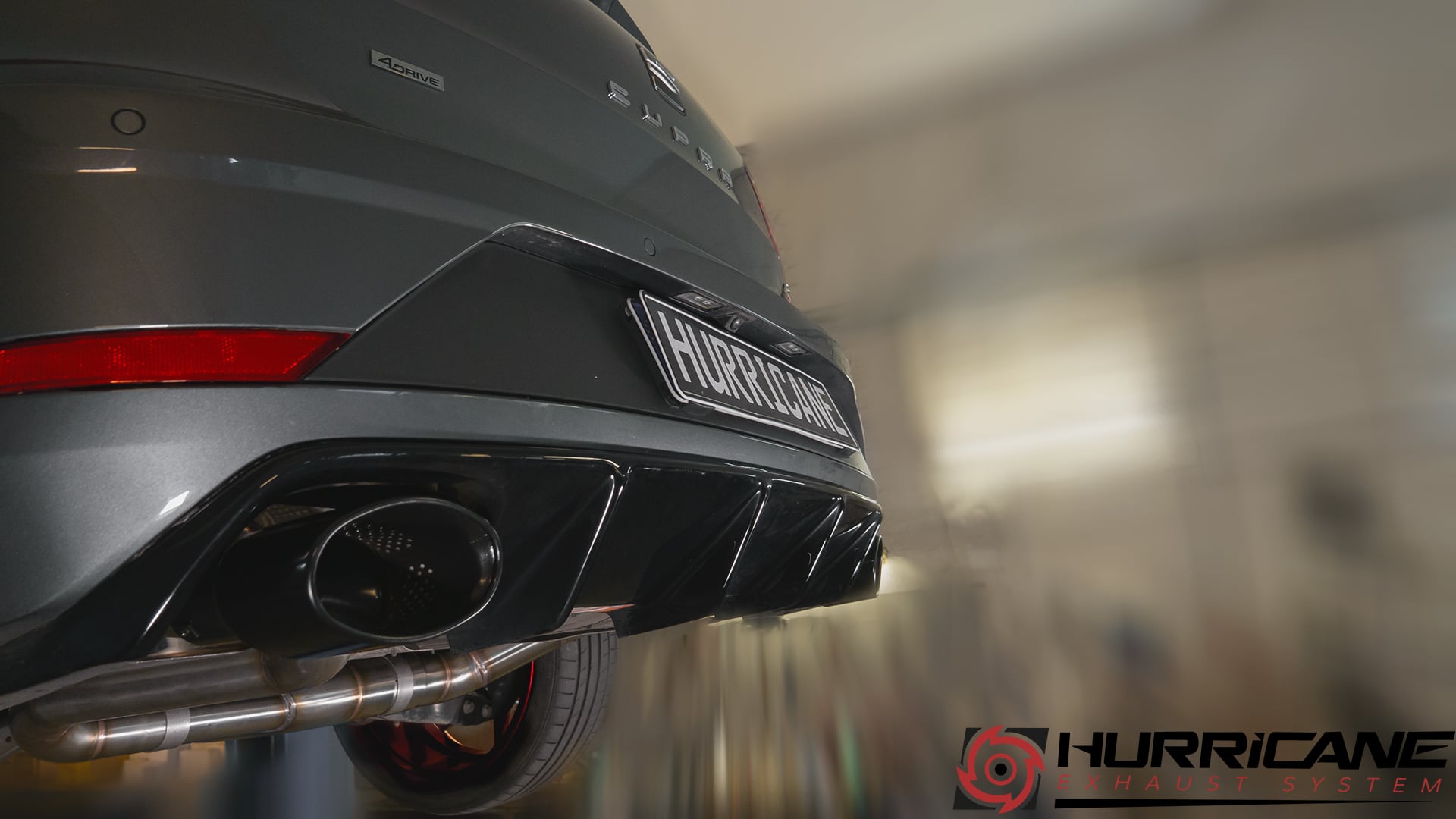 Hurricane 3,5" Auspuffanlage für Seat Leon Cupra ST 300 AWD OPF 5F V2 Hurricane 3,5" Auspuffanlage für Seat Leon Cupra ST 300 AWD OPF 5F V2