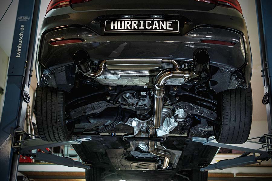 Hurricane 3,15" Auspuffanlage für BMW F20 F21 M140i 340PS