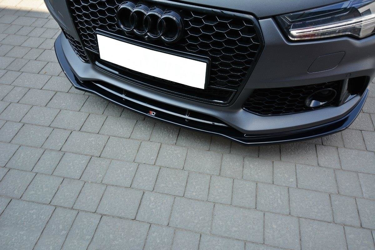 Maxton Design Front Ansatz V.1 für Audi RS7 Facelift schwarz Hochglanz Maxton Design Front Ansatz V.1 für Audi RS7 Facelift schwarz Hochglanz