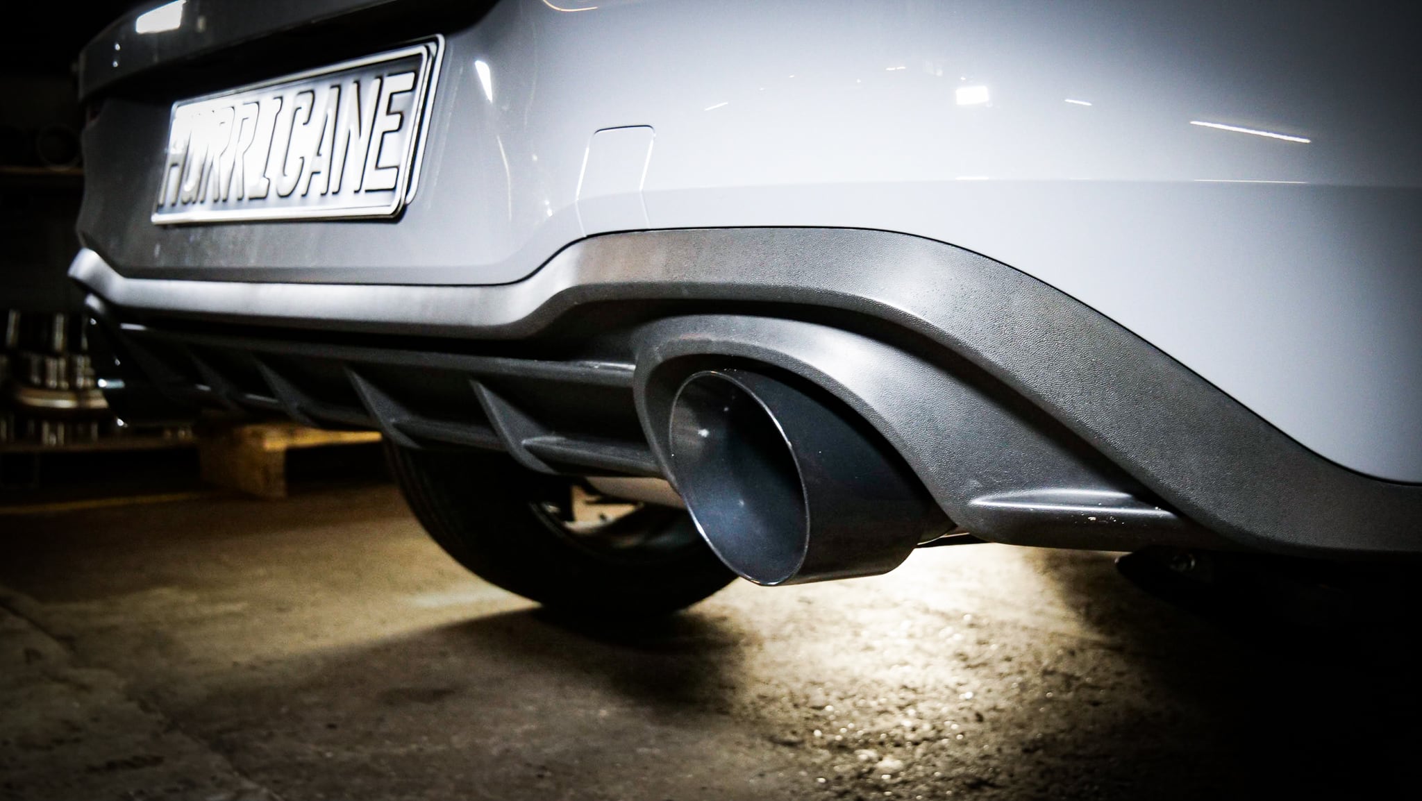 Hurricane 3,5" Auspuffanlage für VW Golf 8 GTI Clubsport 300PS FWD Hurricane 3,5" Auspuffanlage für VW Golf 8 GTI Clubsport 300PS FWD