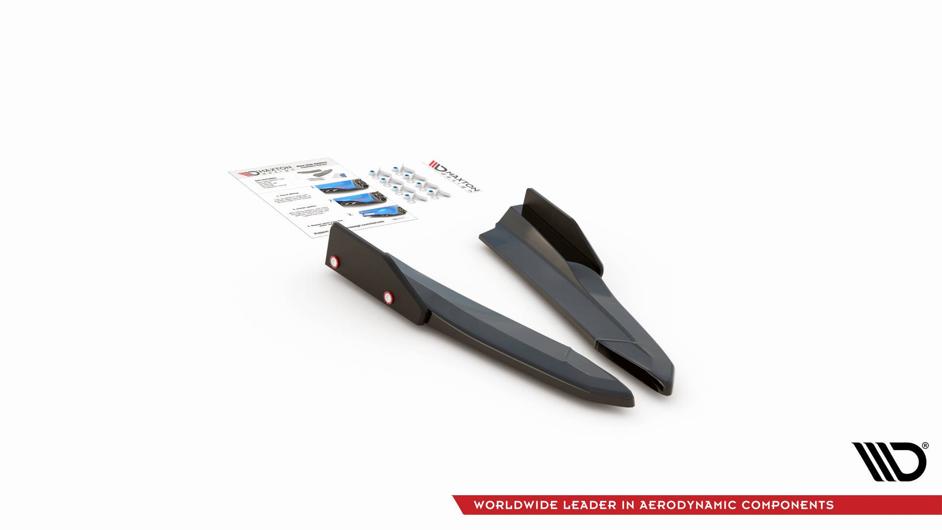 Maxton Design Heck Ansatz Flaps Diffusor V.2 +Flaps für Skoda Octavia RS Mk4