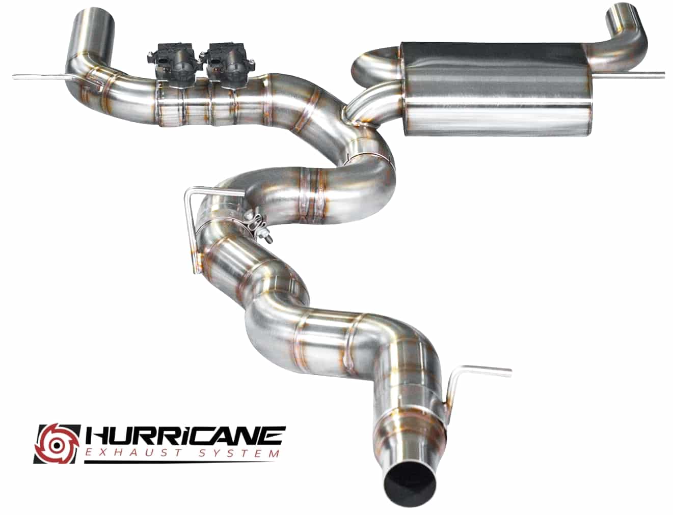 Hurricane 3,5" Auspuffanlage für Audi S3 8V 300PS FL OPF Sportback