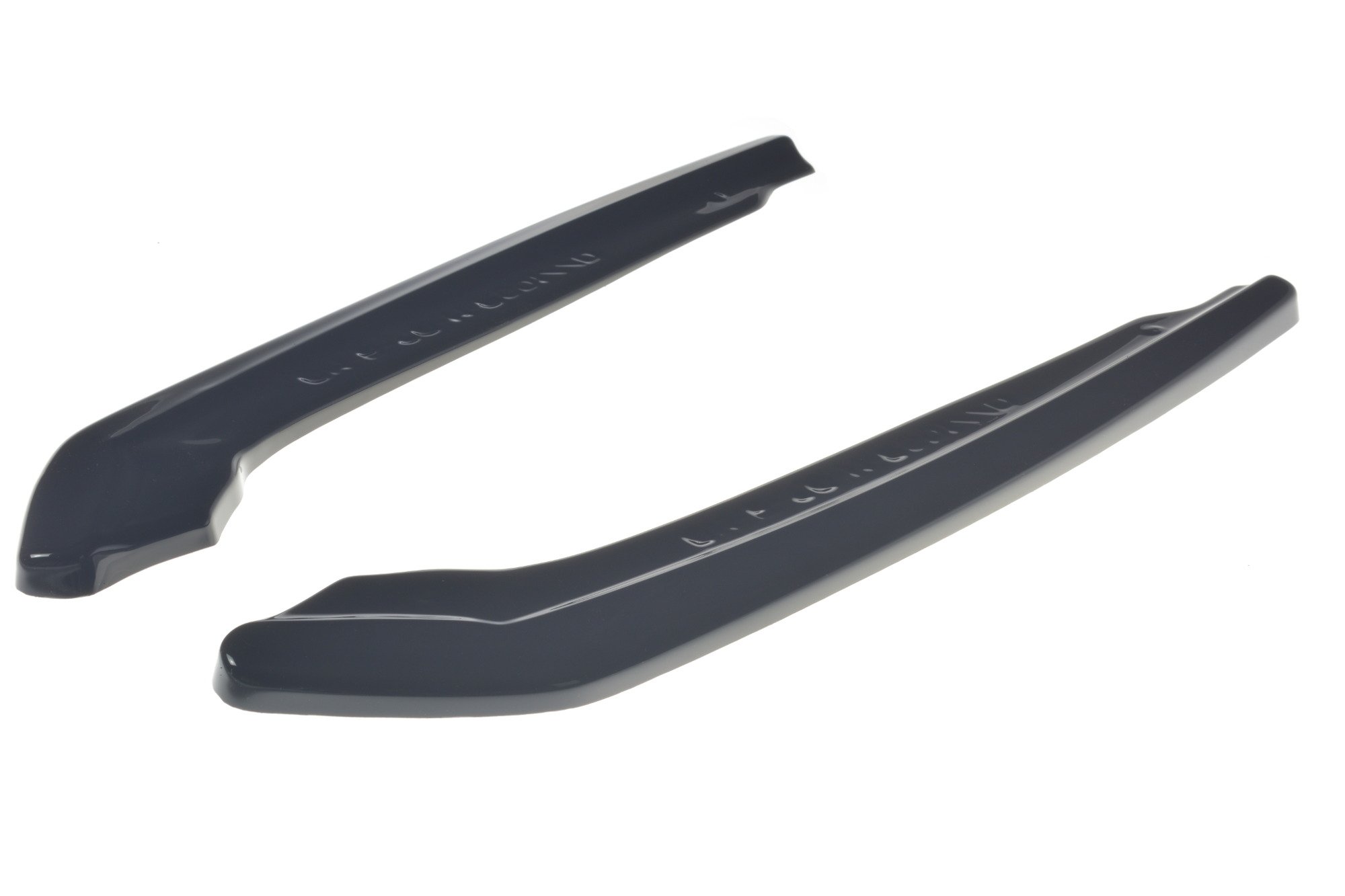 Maxton Design Heck Ansatz Flaps Diffusor für BMW M5 F90 schwarz Hochglanz