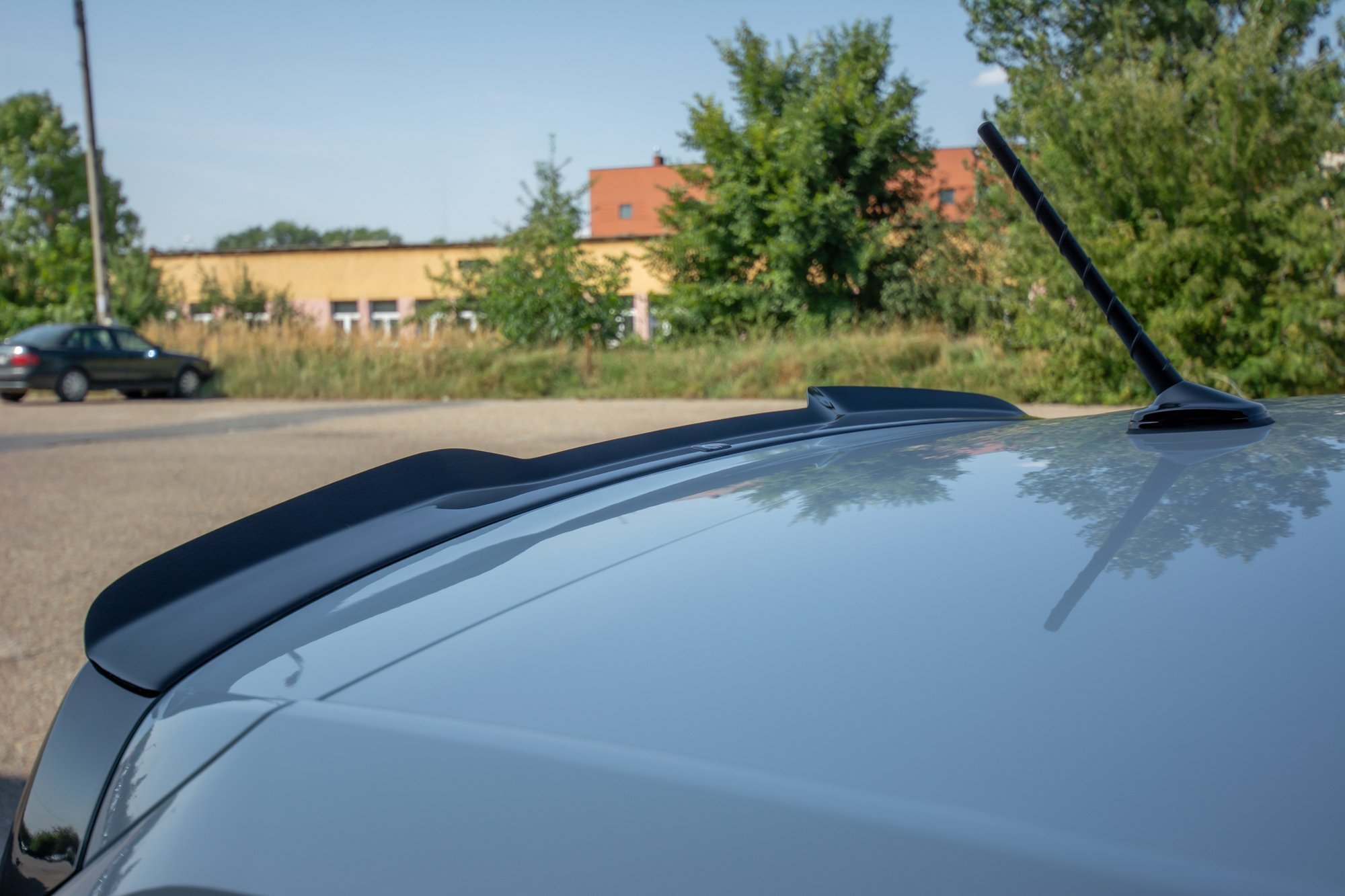 Maxton Design Spoiler CAP für VW POLO MK6 GTI schwarz Hochglanz