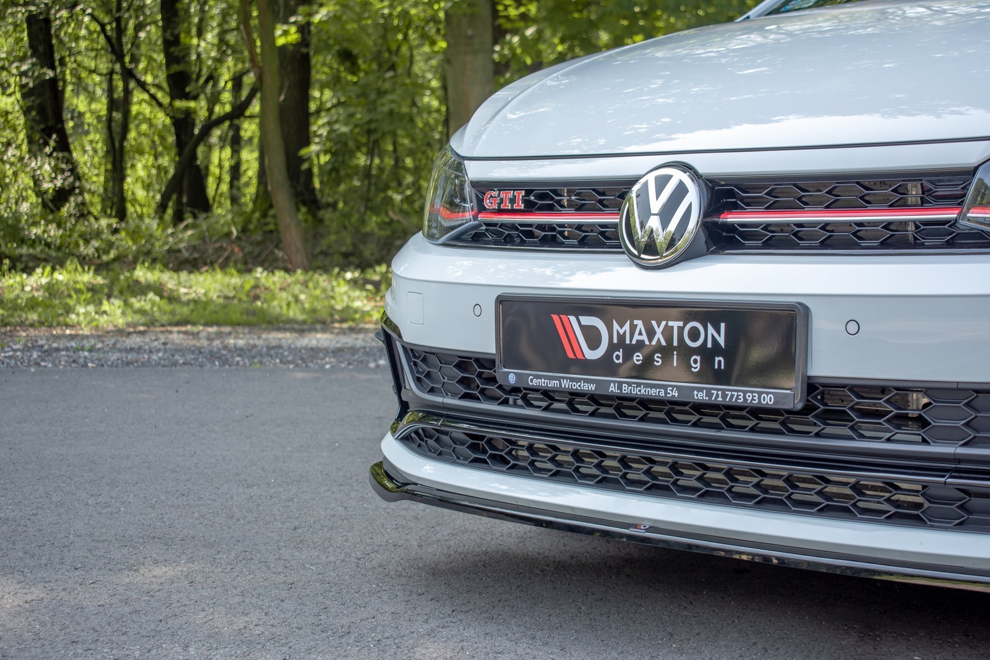 Maxton Design Front Ansatz V.2 für VW POLO MK6 GTI schwarz Hochglanz Maxton Design Front Ansatz V.2 für VW POLO MK6 GTI schwarz Hochglanz