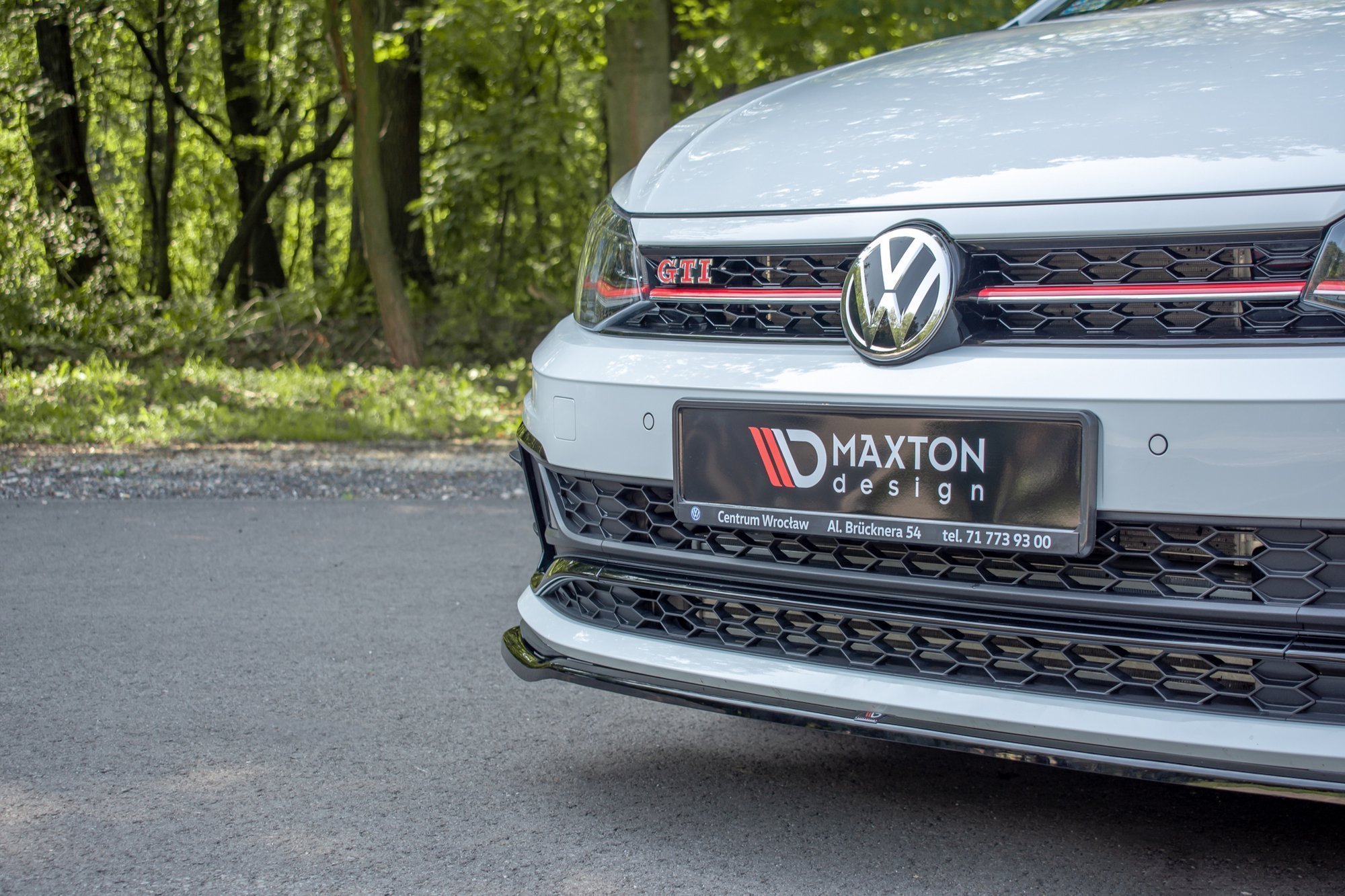 Maxton Design Front Ansatz V.2 für VW POLO MK6 GTI