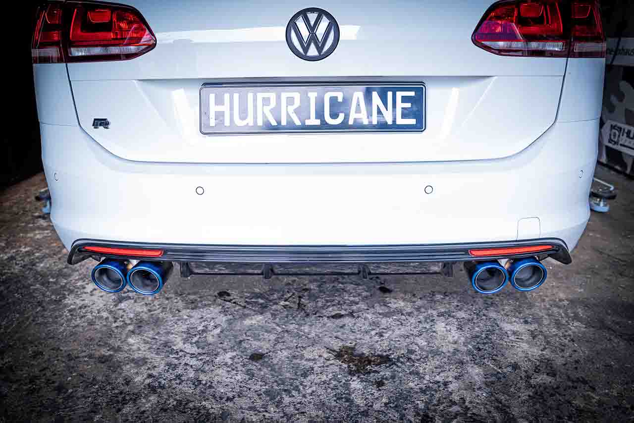 Hurricane 3,5" Auspuffanlage für VW Golf 7 R Variant 300PS VFL V1