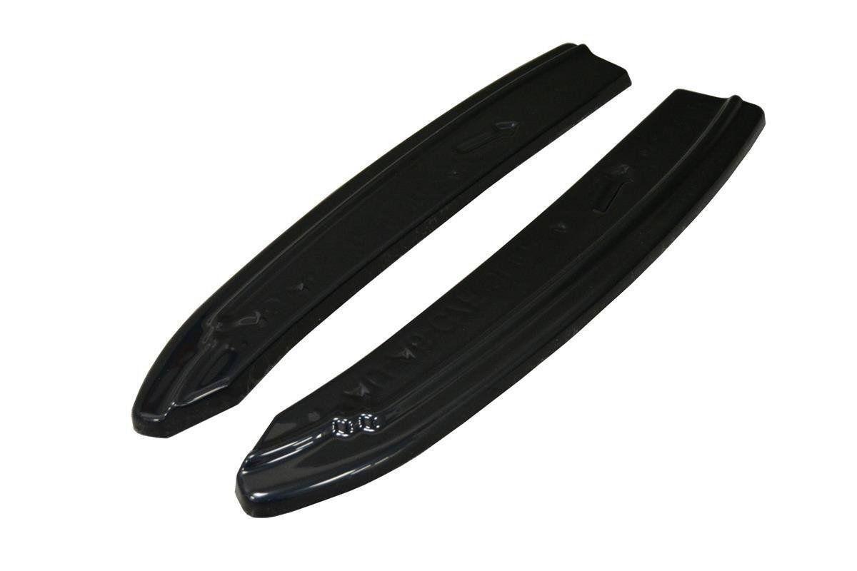 Maxton Design Heck Ansatz Flaps Diffusor für Audi A6 C7 Avant S-line/ S6 C7 Facelift schwarz Hochglanz