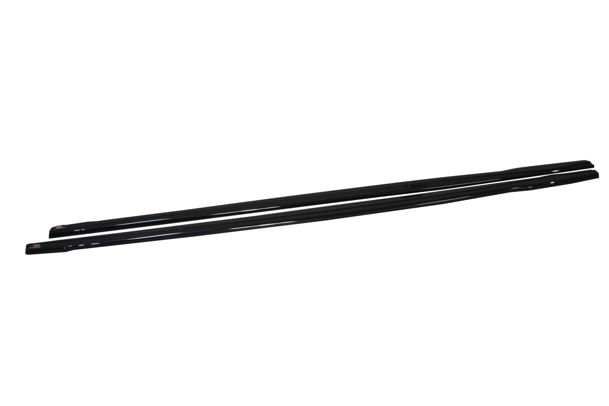 Maxton Design Seitenschweller Ansatz für V.2 für. BMW 1er F20 M135i / M140i / M-Paket schwarz Hochglanz