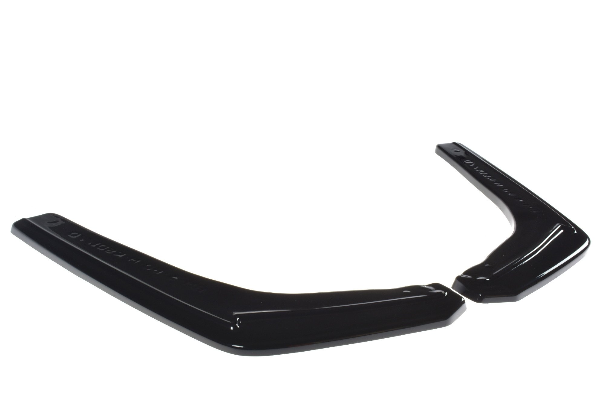Maxton Design Heck Ansatz Flaps Diffusor V.1 für BMW M3 F80 schwarz Hochglanz