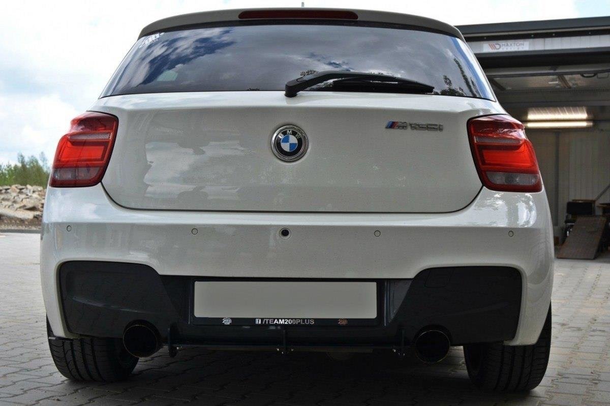 Maxton Design BMW 1er F20/F21 M-POWER Diffusor Heck Ansatz für Heckschürze& Heck Ansatz Flaps Diffusor (vor Facelift)