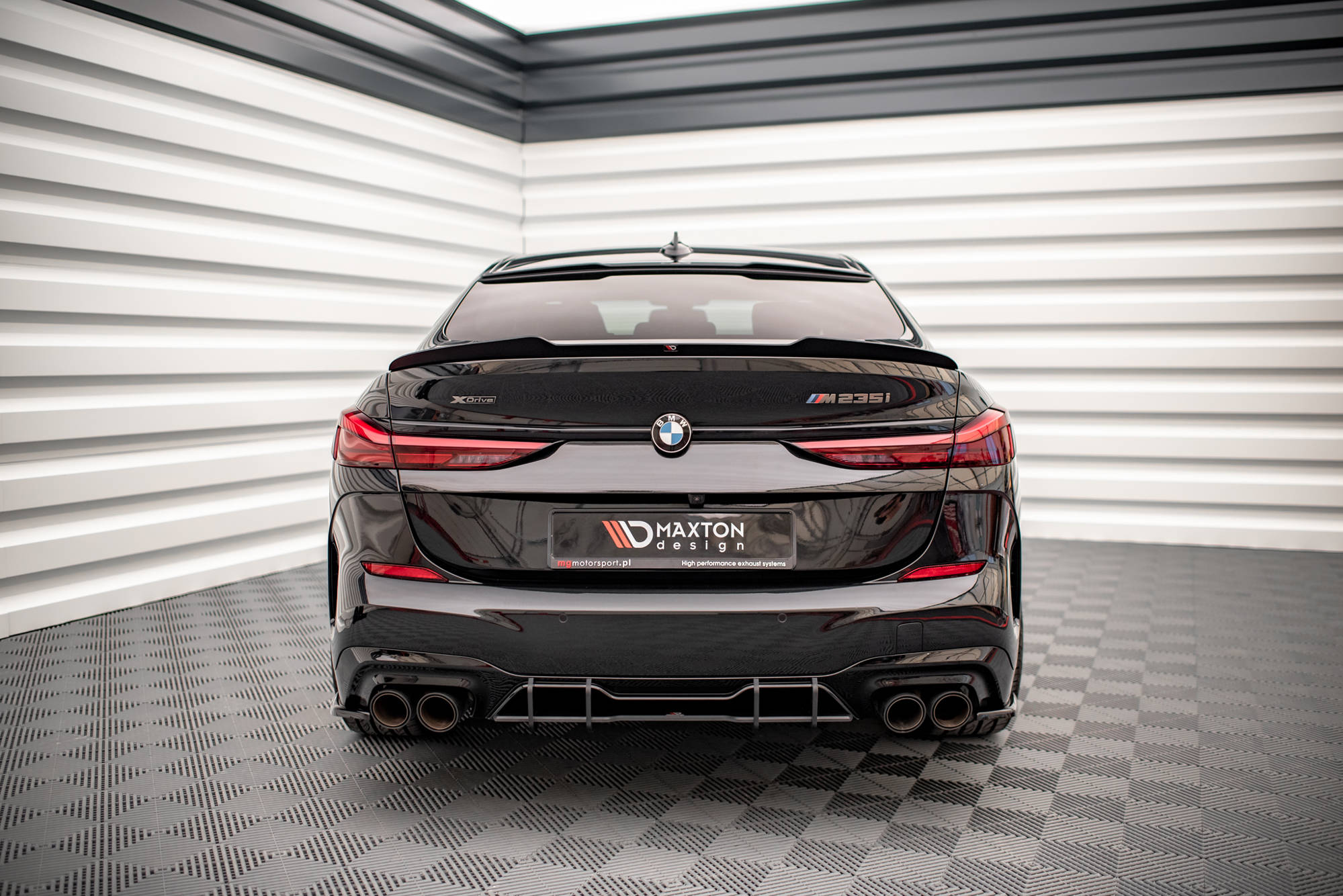 Maxton Design Street Pro Heckschürze für BMW M235i Gran Coupe F44