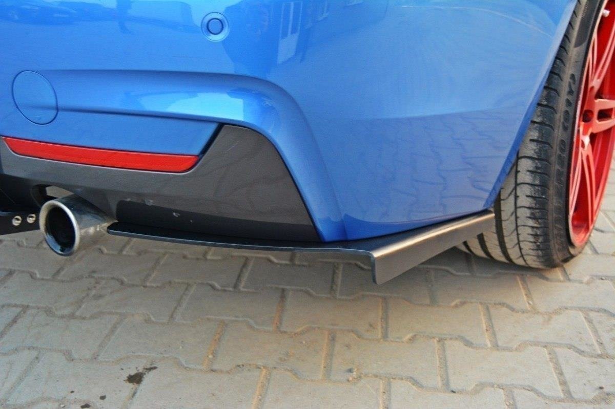 Maxton Design Diffusor Heck Ansatz für Heckschürze für & Heck Ansatz Flaps Diffusor für BMW 4er F32 M Paket