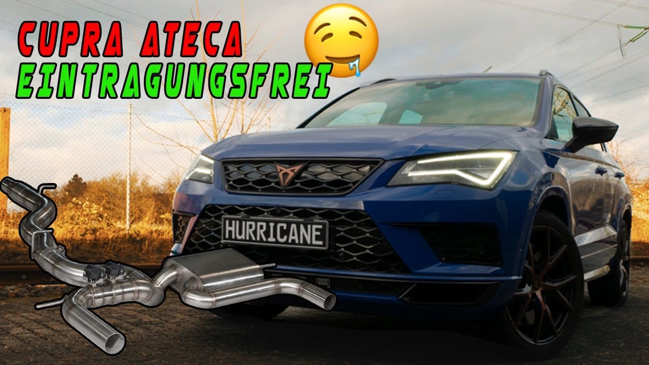 Hurricane 3,5" Auspuffanlage für Cupra Ateca AWD 300PS OPF