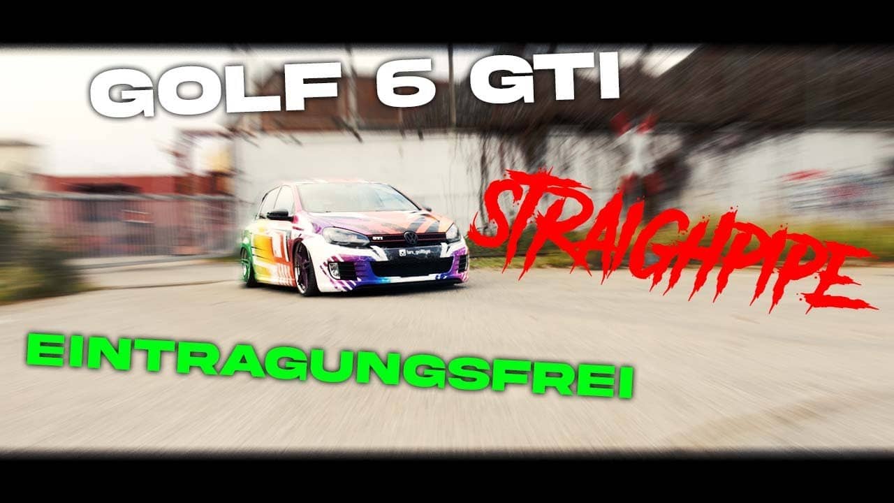 Hurricane 3,5" Auspuffanlage für Golf 6 GTI Edition 35 235PS V3