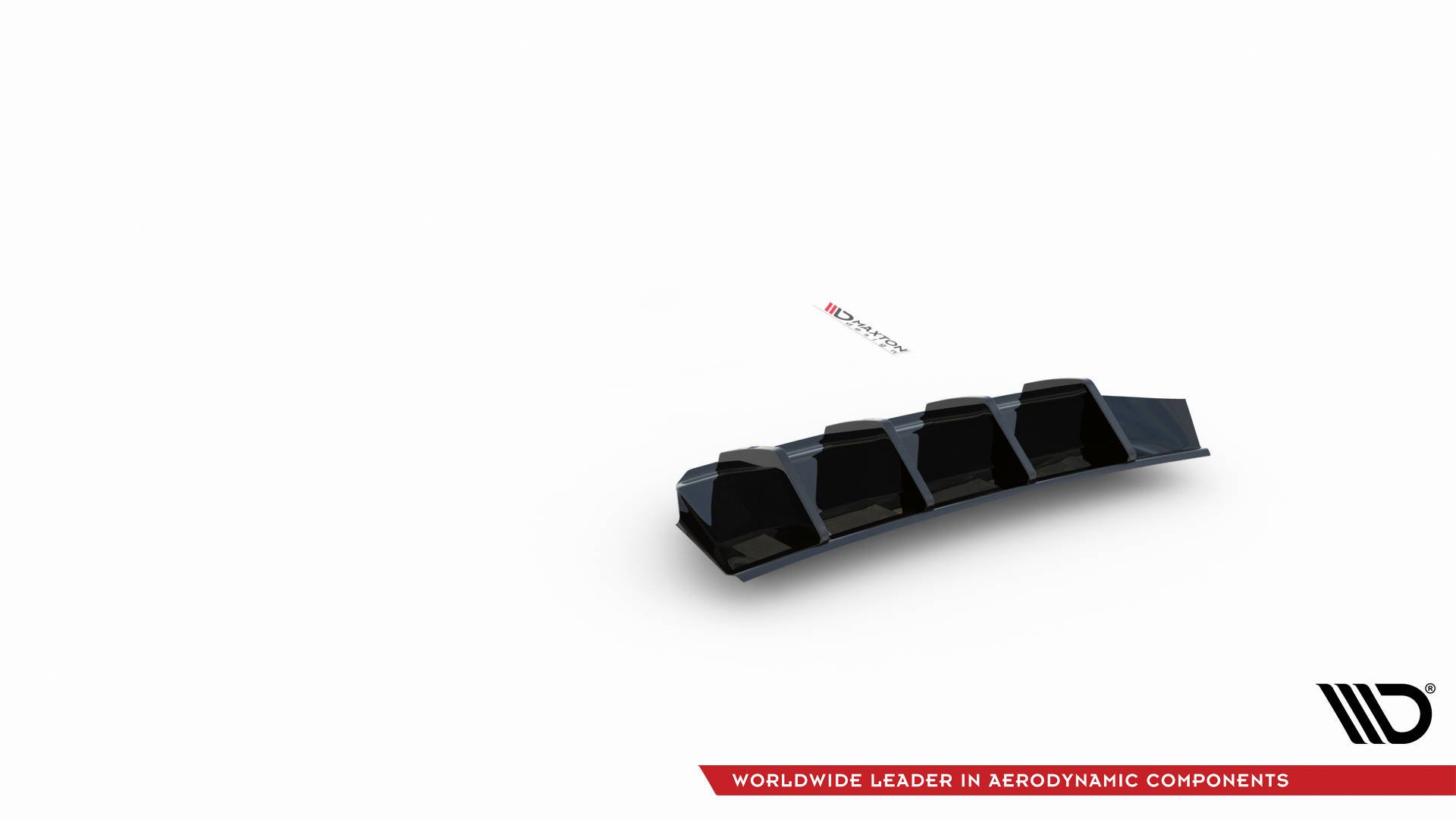 Maxton Design Diffusor Heck Ansatz für Seat Leon FR ST Mk4 schwarz Hochglanz