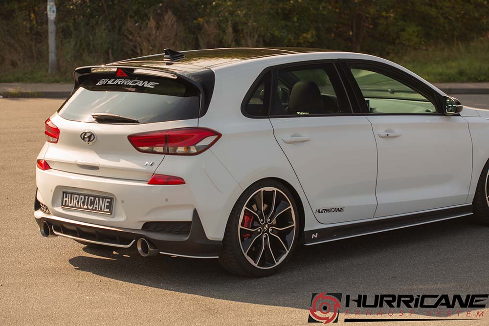 Hurricane 3,5" Auspuffanlage für Hyundai i30 N OPF, Performance OPF, Project C OPF 250-275PS V2