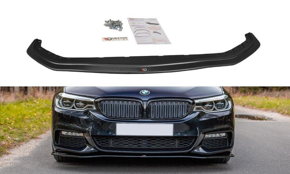 Maxton Design Front Ansatz V.2 für BMW 5er G30/ G31 M-Paket schwarz Hochglanz