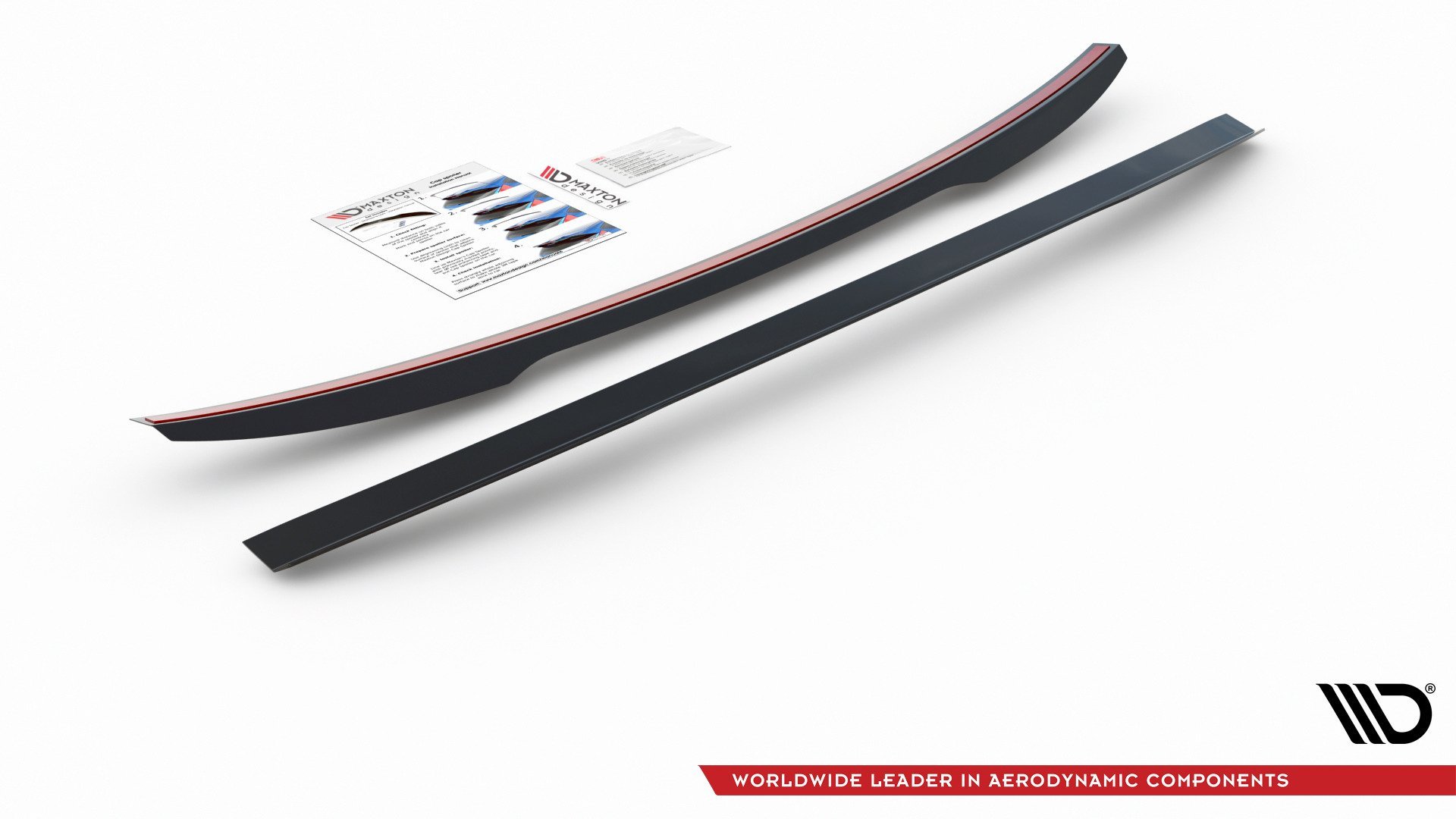 Maxton Design Spoiler CAP für Audi A7 C8 / C8 S-Line / S7 C8 / RS7 C8 schwarz Hochglanz