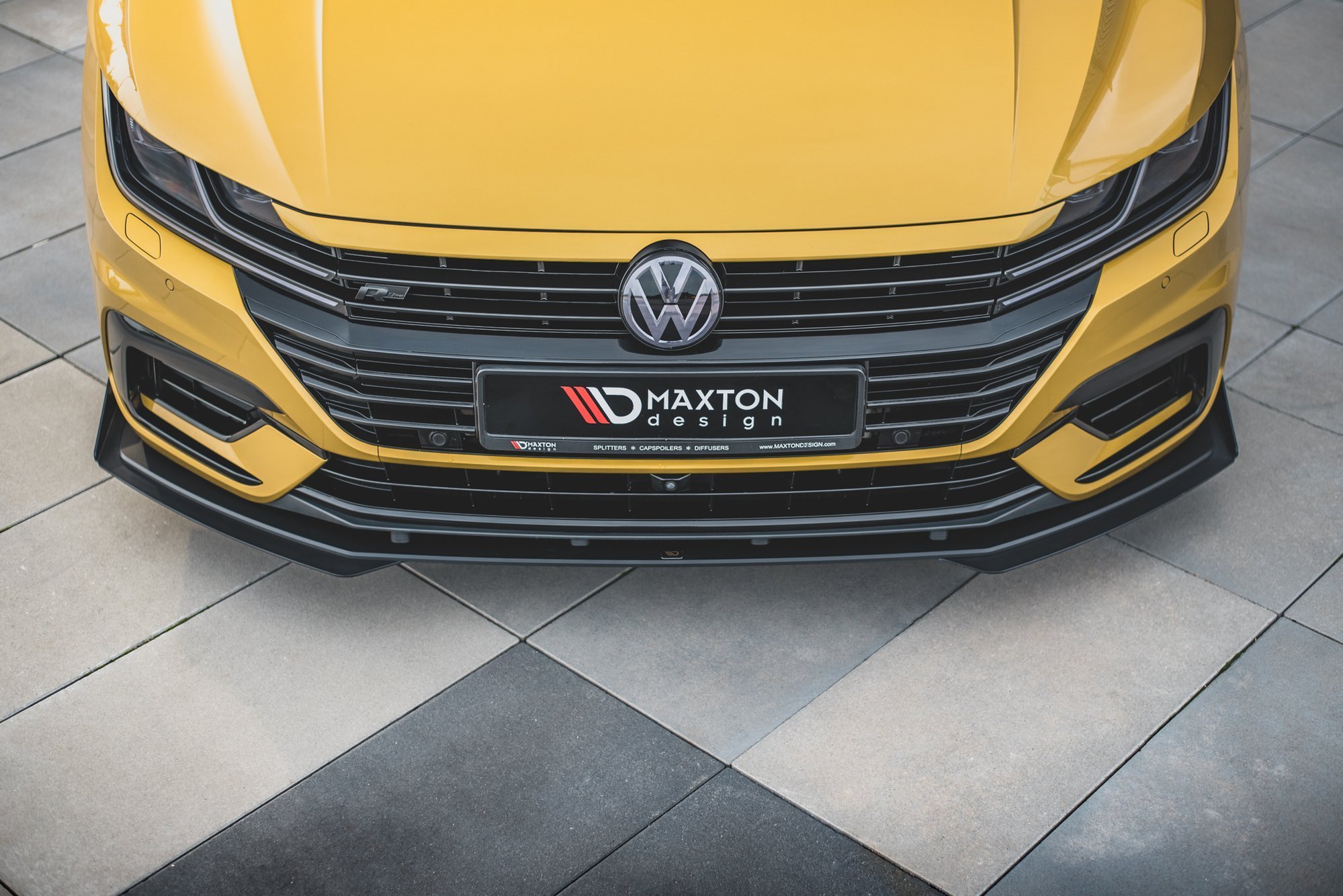 Maxton Design Flaps Volkswagen Arteon R-Line schwarz Hochglanz