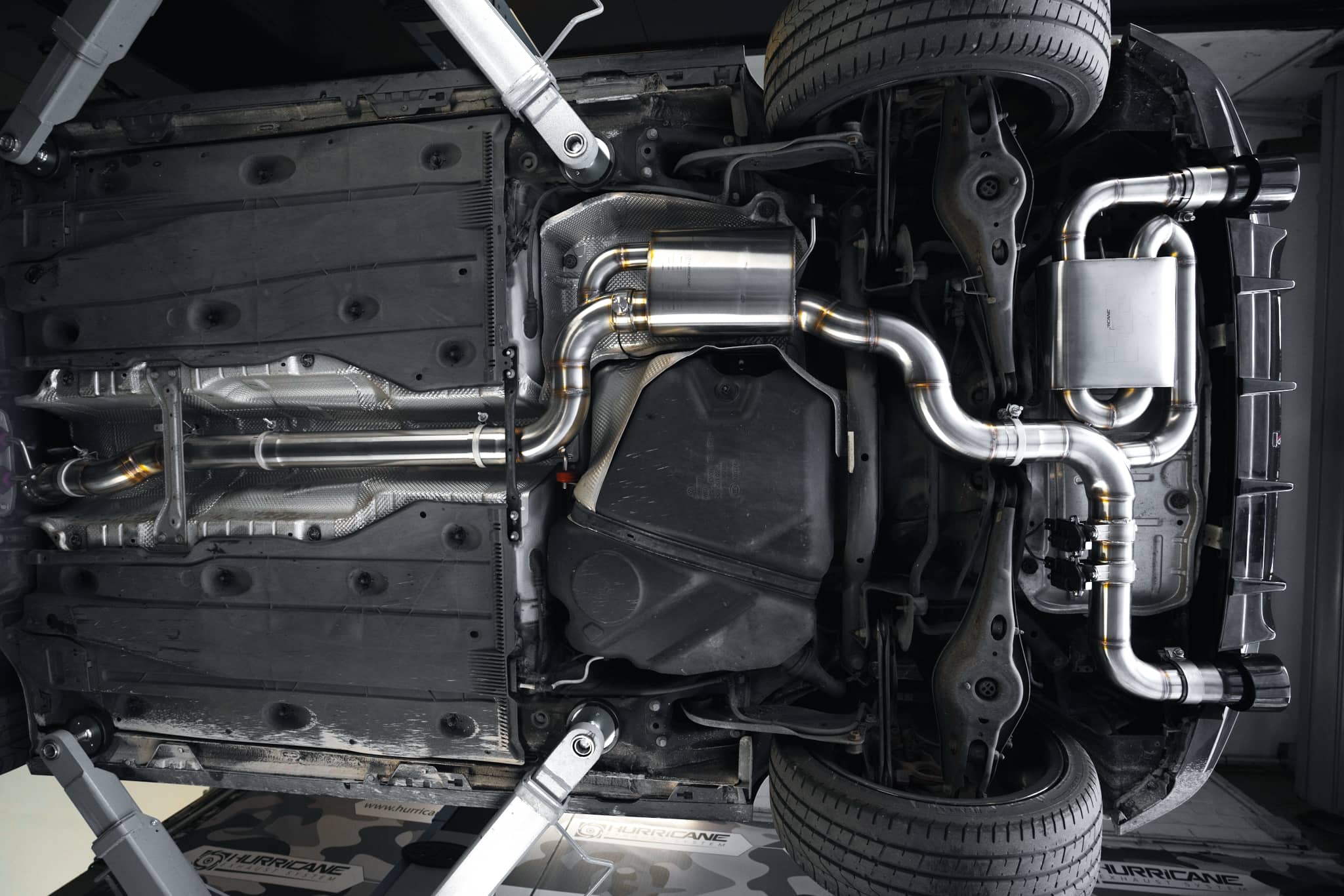 Hurricane 3,5" Auspuffanlage für VW Golf GTI 7 Clubsport V3 Hurricane 3,5" Auspuffanlage für VW Golf GTI 7 Clubsport V3