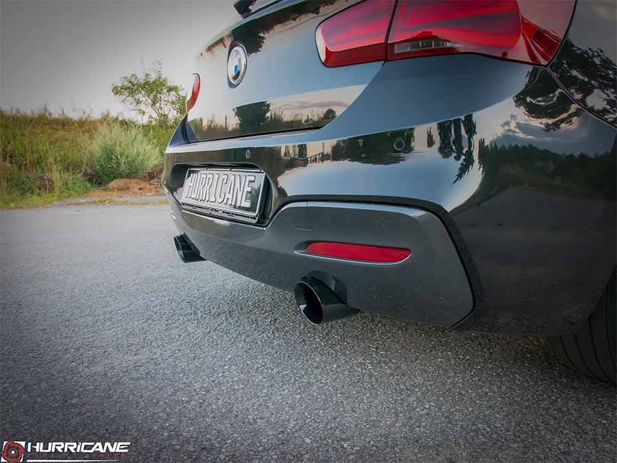 Hurricane 3,15" Auspuffanlage für BMW F20 F21 M140i 340PS Hurricane 3,15" Auspuffanlage für BMW F20 F21 M140i 340PS