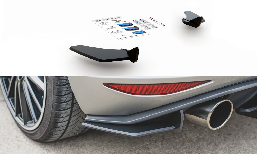 Maxton Design Robuste Racing Heck Ansatz Flaps Diffusor für L + R V.1 VW Golf 7 GTI Maxton Design Robuste Racing Heck Ansatz Flaps Diffusor für L + R V.1 VW Golf 7 GTI