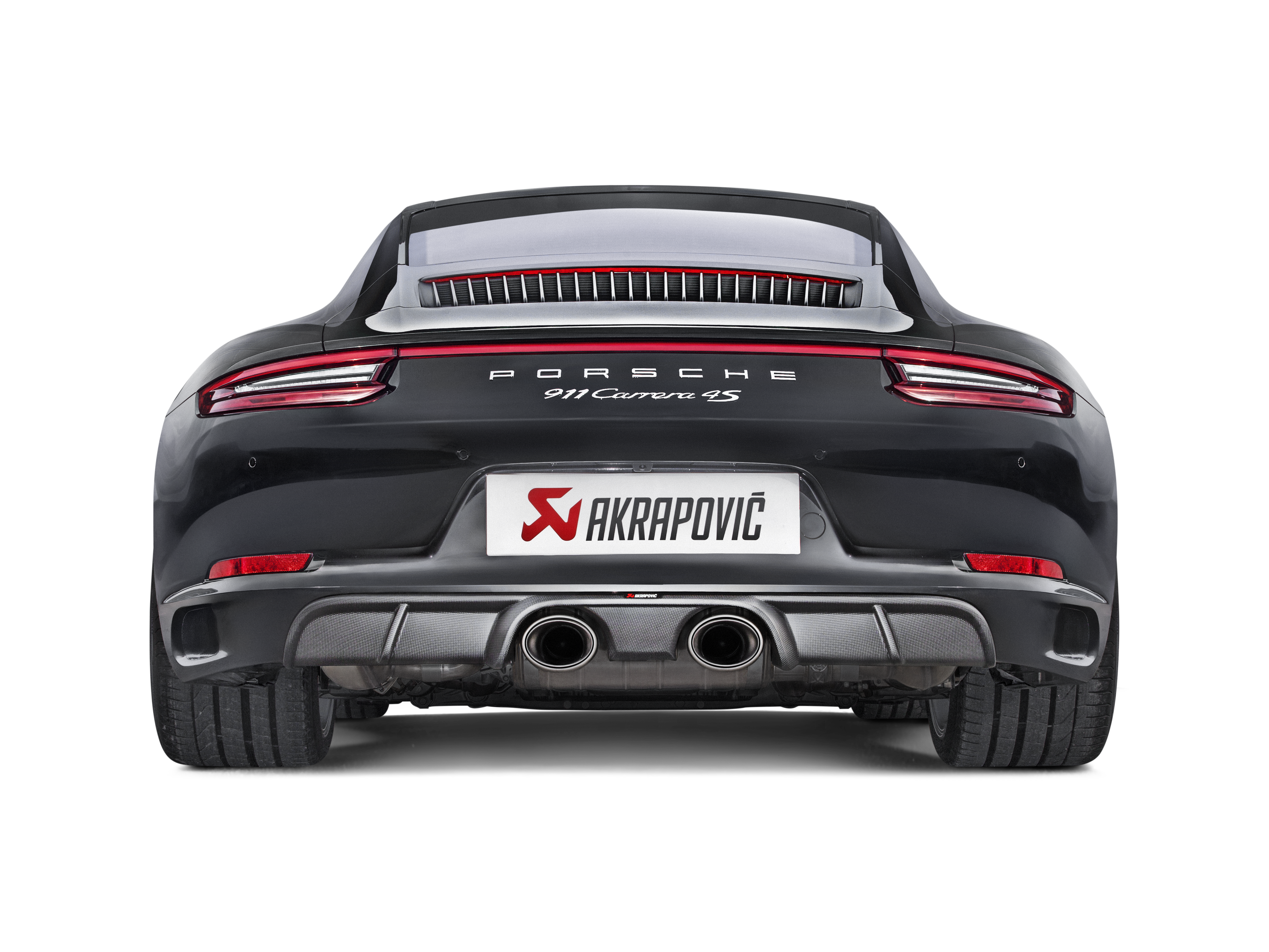 Akrapovic Slip-On Line (Titan) - for OE non sport exhaust für Porsche 911 Carrera / Cabriolet / Targa /S/4/4S/GTS (991.2) 2019