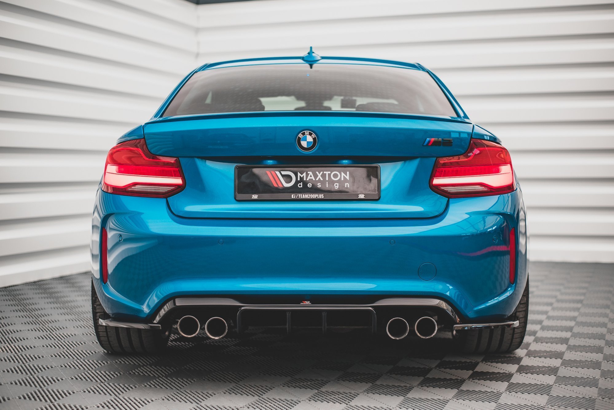 Maxton Design Diffusor Heck Ansatz für BMW M2 F87 schwarz Hochglanz Maxton Design Diffusor Heck Ansatz für BMW M2 F87 schwarz Hochglanz