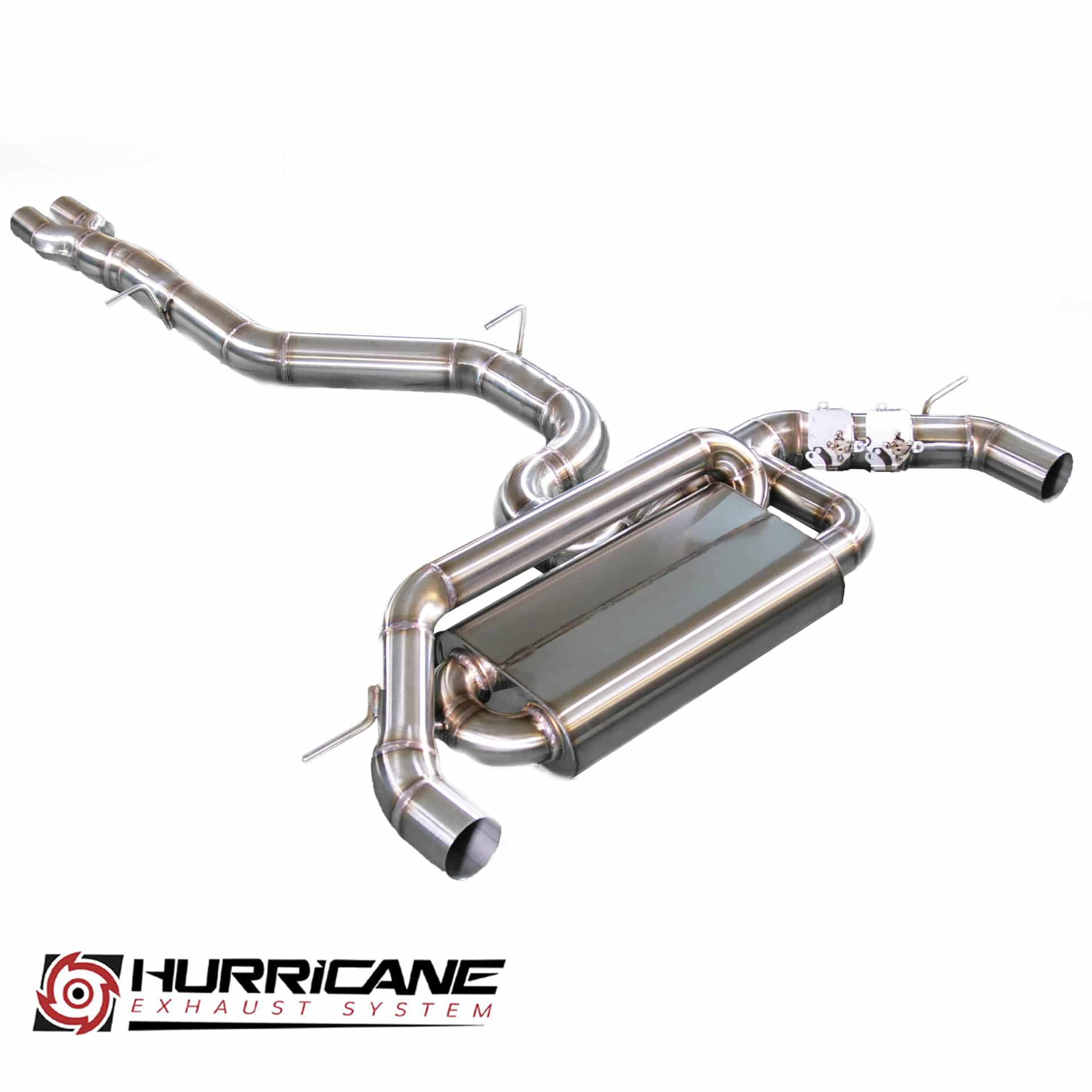 Hurricane 3,5" Auspuffanlage für Audi RS3 8V 400PS FL Limo. OPF