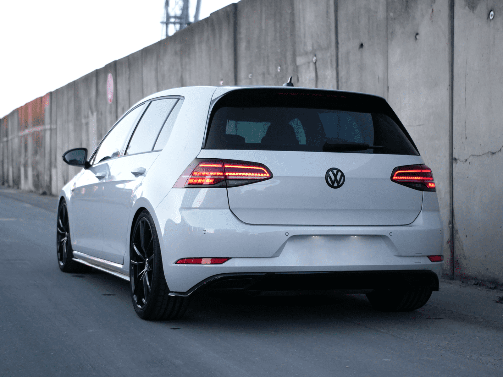 VW Golf 7 VII VFL & FL Heck Emblem | schwarz