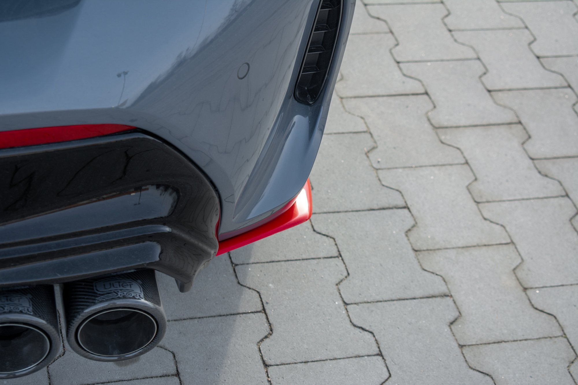 Maxton Design Heck Ansatz Flaps Diffusor V.2 für BMW 1er F40 M-Paket