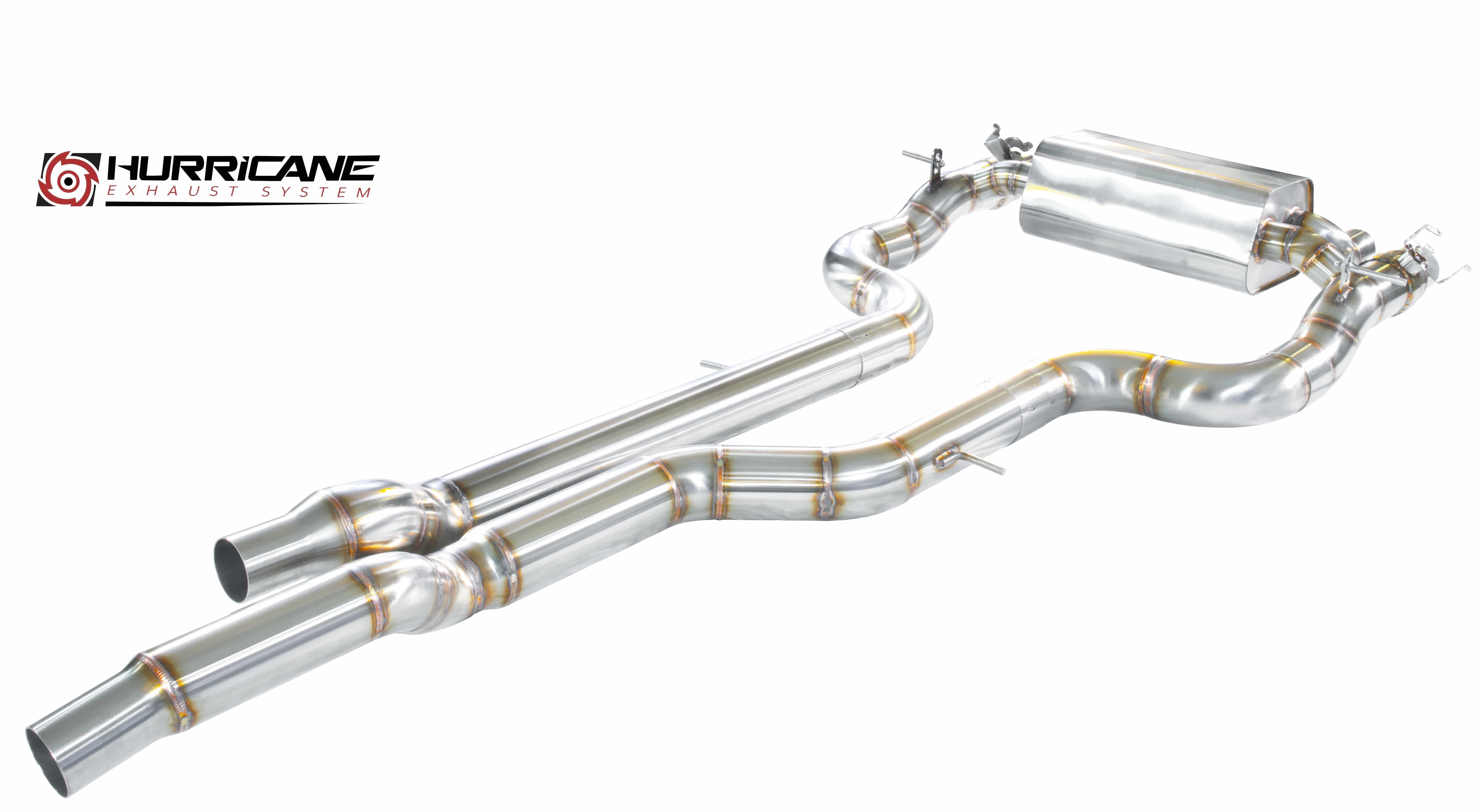 Hurricane 3,5" Straight Pipe Auspuffanlage für BMW M3 F80 431PS