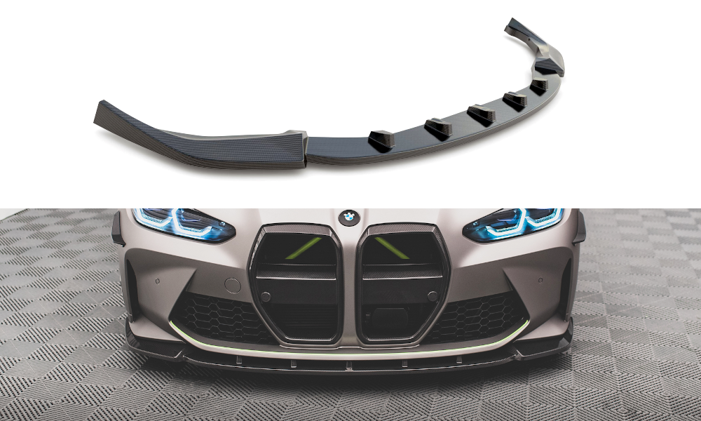 Maxton Design Carbon Fiber Front Ansatz V.1 für BMW M4 G82  / M3 G80