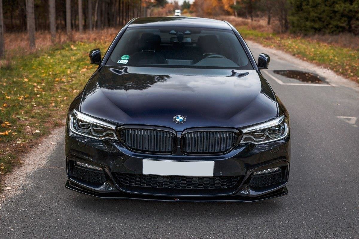 Maxton Design Front Ansatz V.2 für BMW 5er G30/ G31 M-Paket schwarz Hochglanz