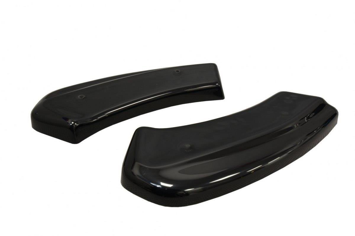 Maxton Design Heck Ansatz Flaps Diffusor für VW GOLF 7 GTI FACELIFT schwarz Hochglanz
