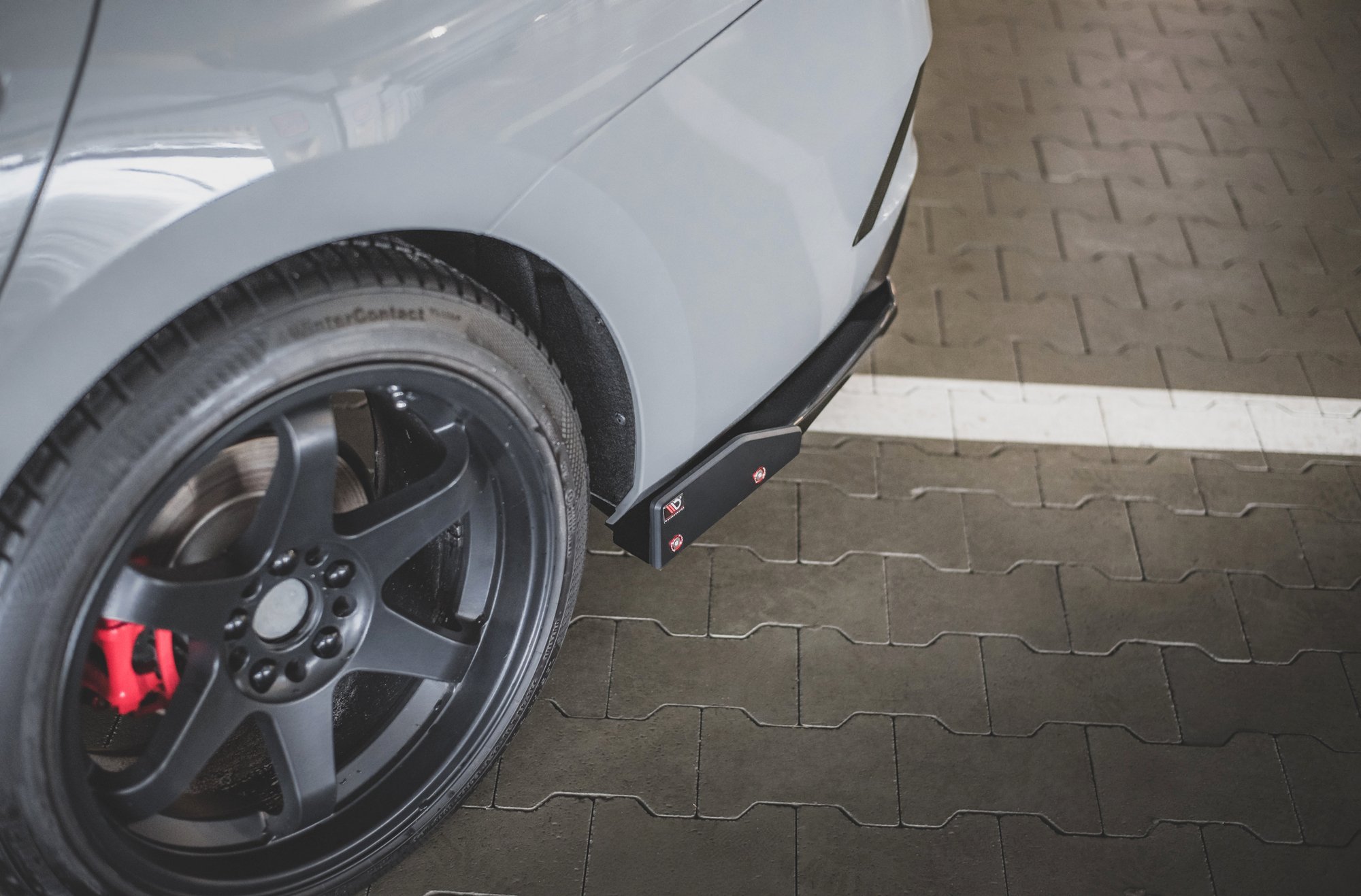 Maxton Design Heck Ansatz Flaps Diffusor V.2 +Flaps für Skoda Octavia RS Mk4