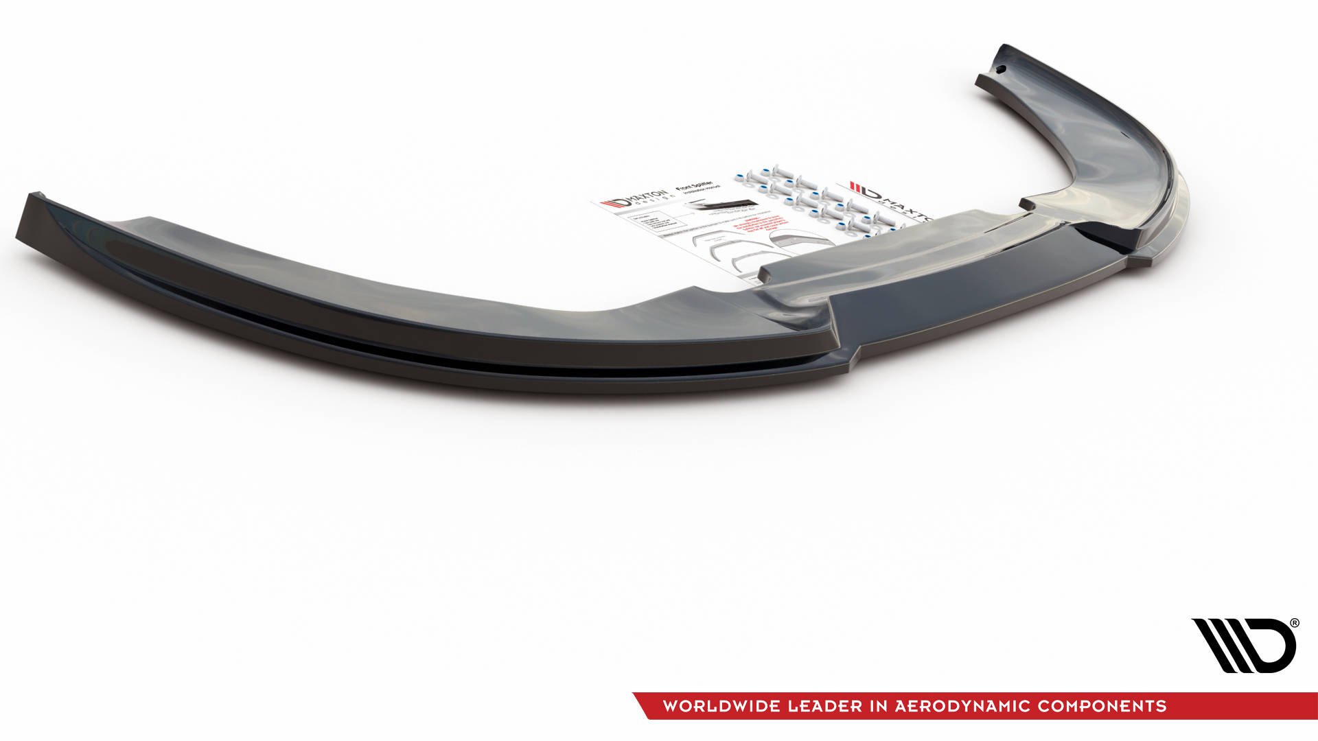 Maxton Design Front Ansatz V.1 für Audi RS4 B7 schwarz Hochglanz