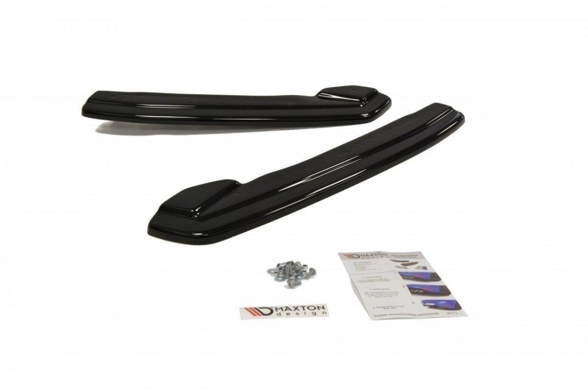 Maxton Design Heck Ansatz Flaps Diffusor für BMW 6er Gran Coupé M Paket schwarz Hochglanz