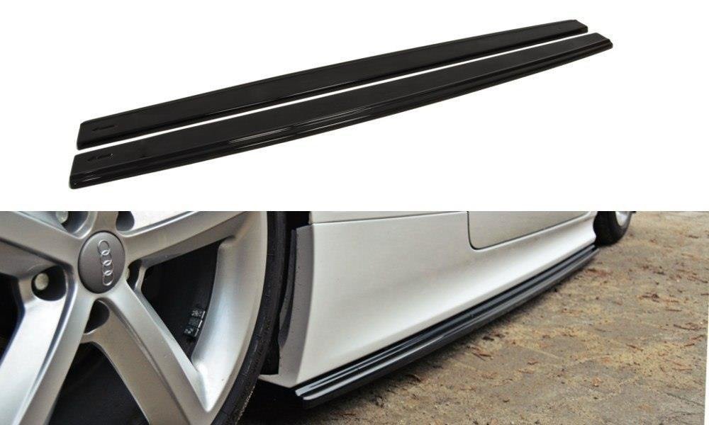 Maxton Design Seitenschweller Ansatz für Audi TT RS 8J schwarz Hochglanz