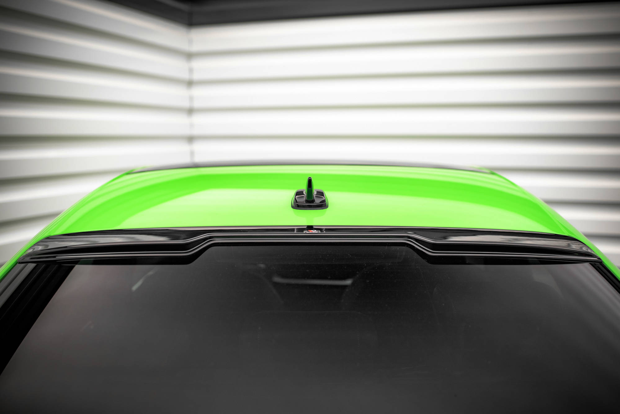Maxton Design Heckscheiben Spoiler für Audi RS3 Limousine 8Y schwarz Hochglanz