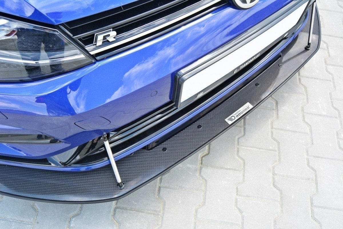 Maxton Design VW GOLF 7 R Facelift - HYBRID Racing Front Ansatz passend für Carbon Look