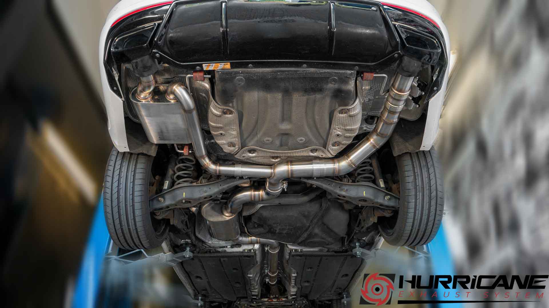 Hurricane 3,5" Auspuffanlage für Skoda Octavia RS 245PS OPF 5E V3
