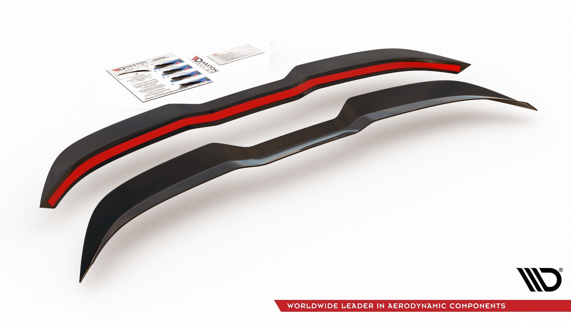Maxton Design Spoiler CAP V.1 für Ford Focus ST Mk4 schwarz Hochglanz
